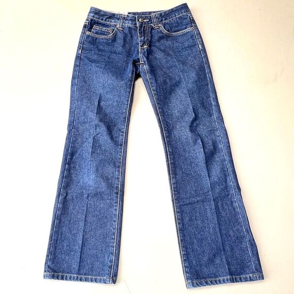 ACP Vintage Jeans ACP 10003 casual traight bootcut leg blue - Picture 1 of 13